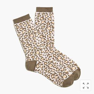 Leopard Trouser Socks